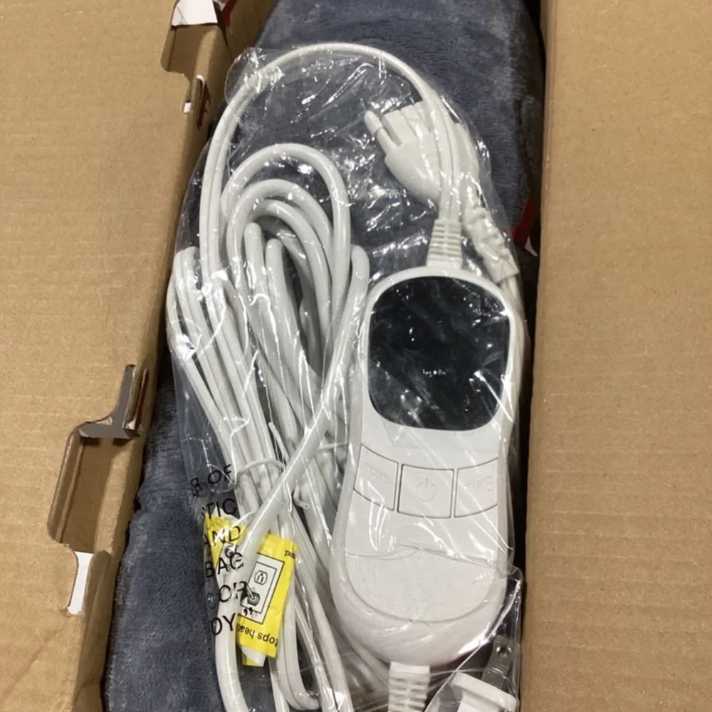 Gray Electric Heated Blanket Controller